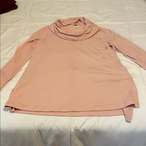 Blush cow neck tunic